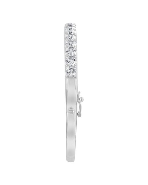 Lab Grown Diamonds White 14K 5.00 Ct. Tw. Lab-Grown Diamond Fashion Bangle