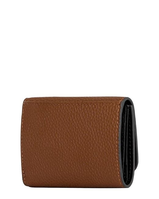Rebecca Minkoff Brown Compact Leather Wallet