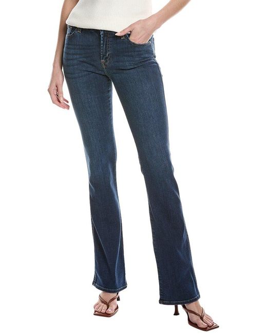7 For All Mankind Blue Kimmie High Wave Bootcut Jean