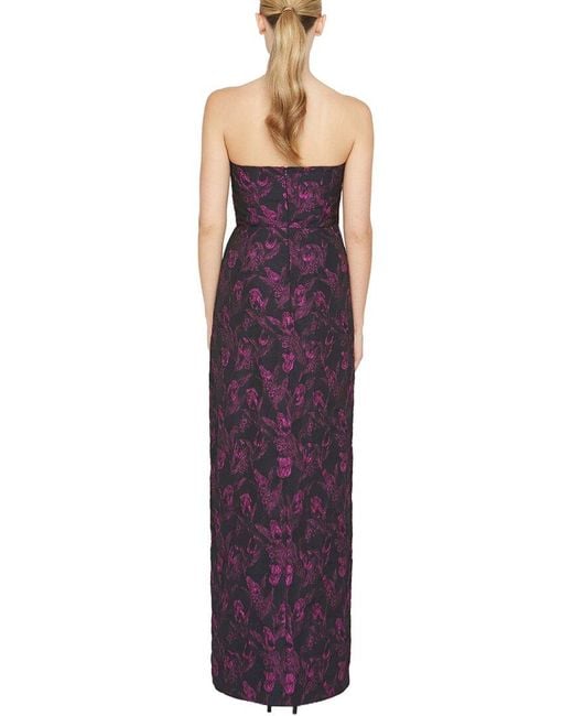 Kay Unger Purple Clara Gown