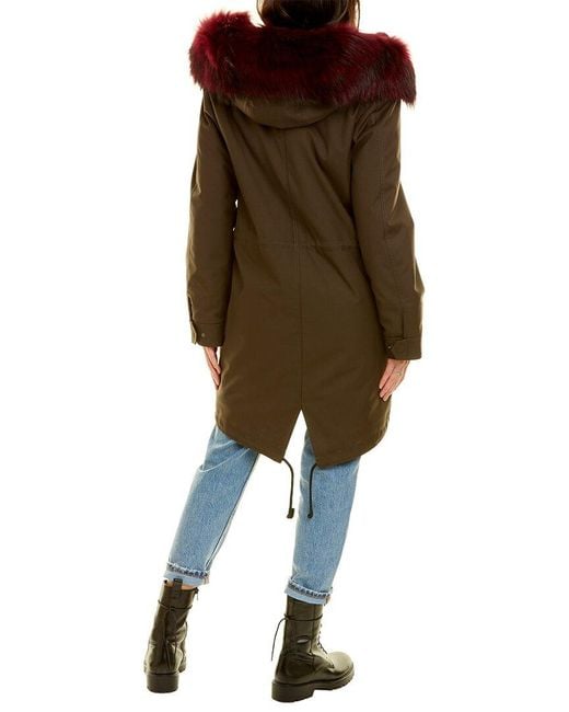 Mackage Red Down Sleeve Parka