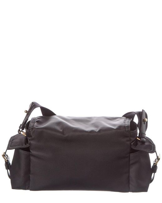 Prada Black Explore Medium Re-Nylon & Leather Shoulder Bag