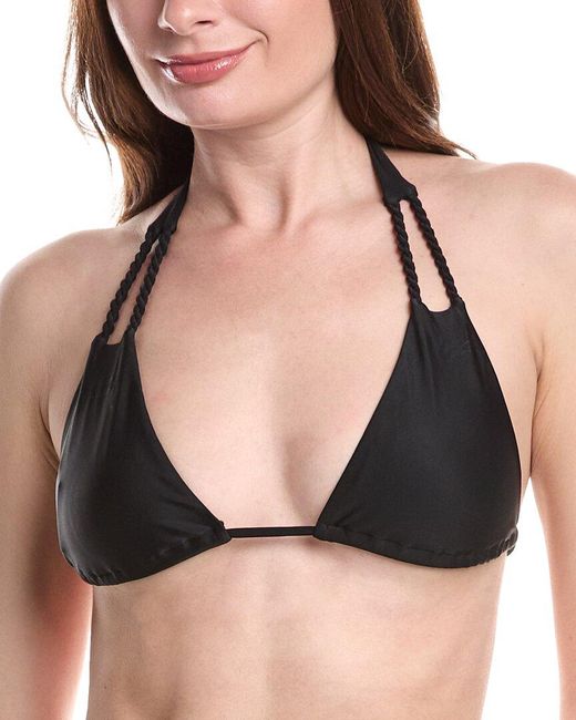 Ramy Brook Black Jane Bikini Top