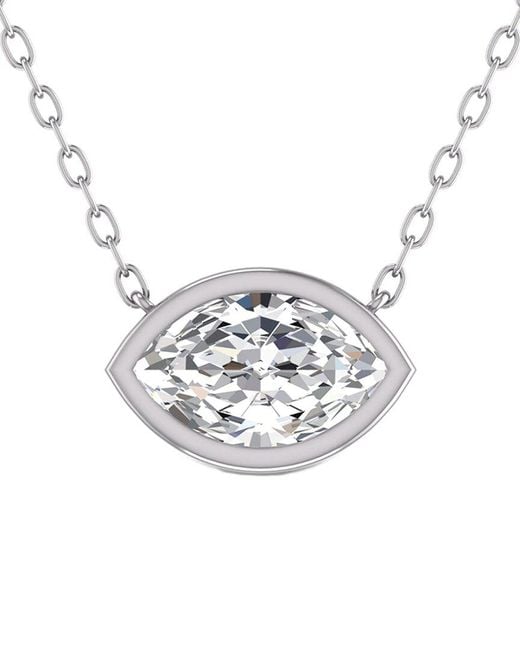 Lab Grown Diamonds White 14k 0.50 Ct. Tw. Lab Grown Diamond Necklace