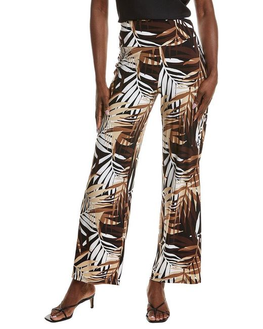 Anne Klein Black High Rise Wide Palazzo Pant