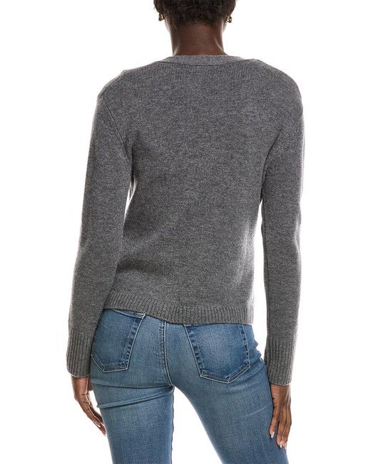 Kier + J Gray Kier + J Scarlet Wool & Cashmere-Blend Cardigan