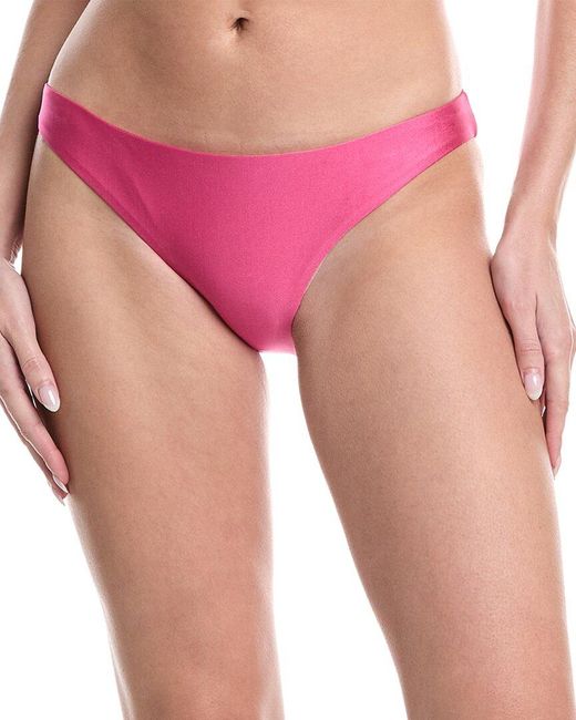 PQ Swim Pink Basic Ruched Full Bottom