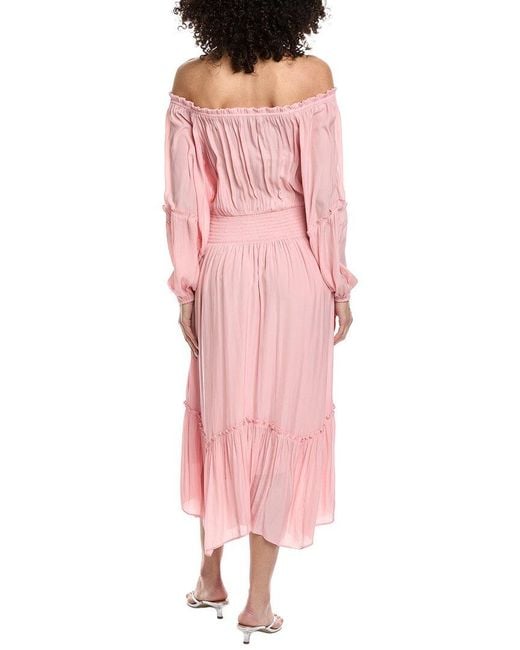 Ramy Brook Pink Junia Maxi Dress