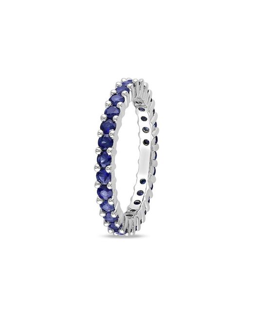 Diamond Select Cuts Blue 14K 1.40 Ct. Tw. Sapphire Ring