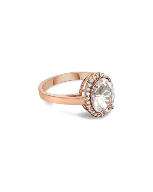Forever Creations USA Inc. White Forever Creations 14K Rose 0.19 Ct. Tw. Diamond Ring