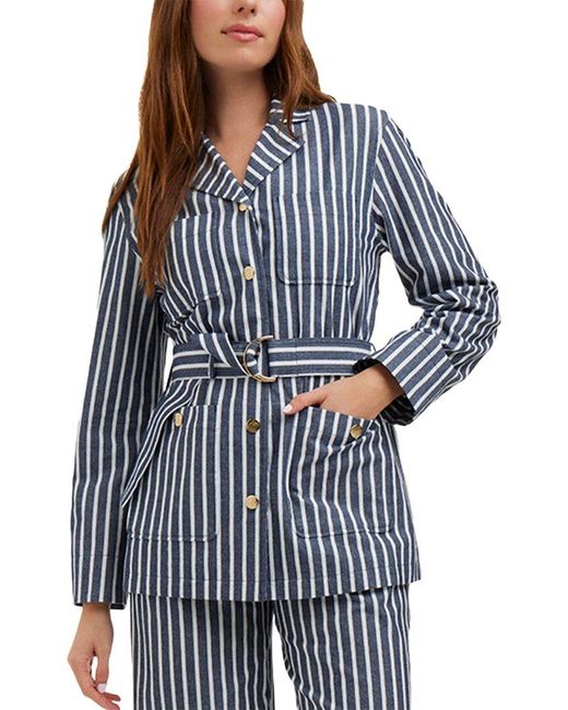 Draper James Blue Utility Jacket