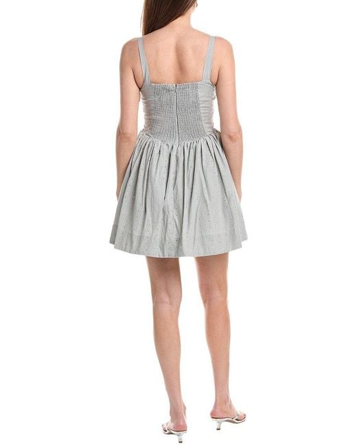 En Saison Gray Christelle Mini Dress