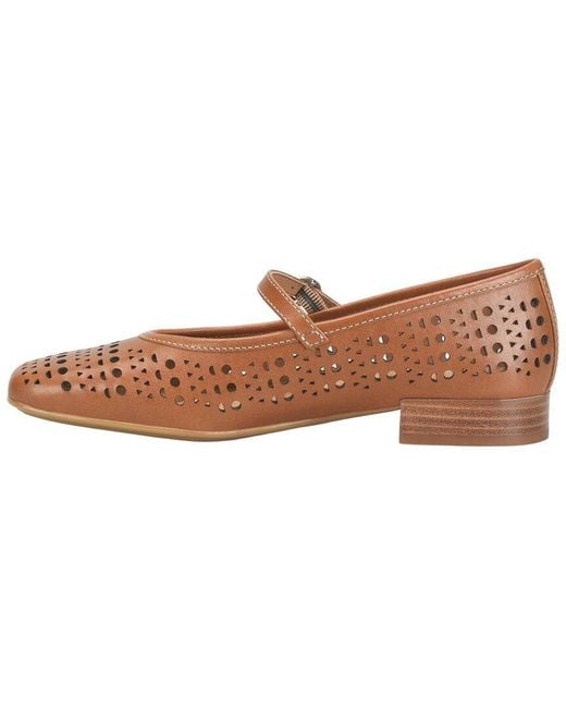 Söfft Brown Ellie Leather Flat