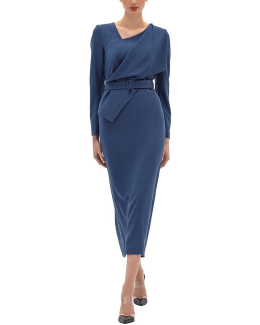 BGL Blue Midi Dress