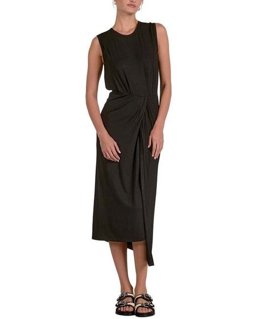 Elan Black Midi Dress