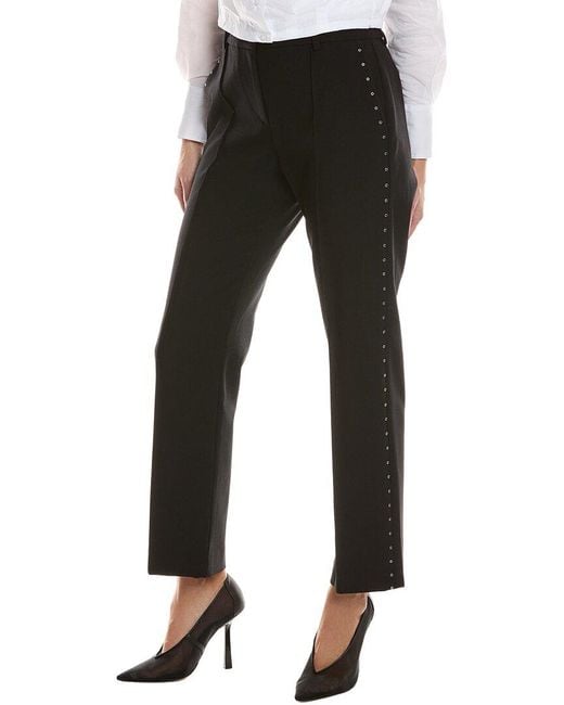 Rag & Bone Black Cosette Wool-Blend Pant