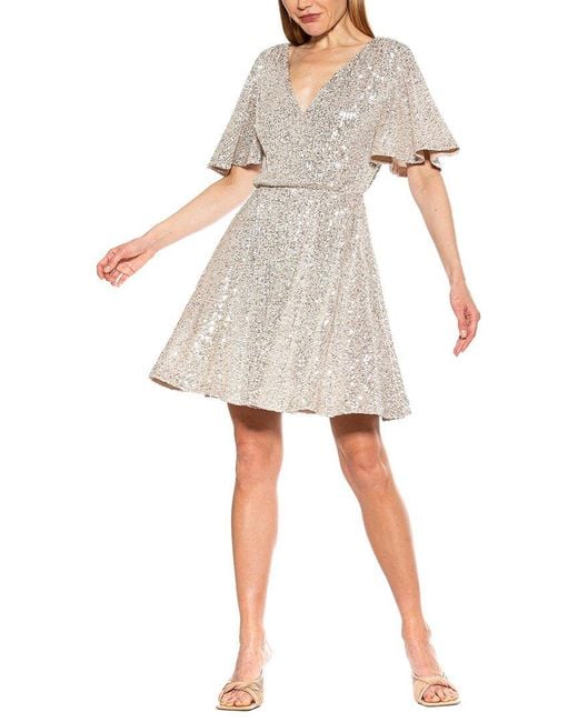 Alexia Admor White Oakless Fit And Flare Dress