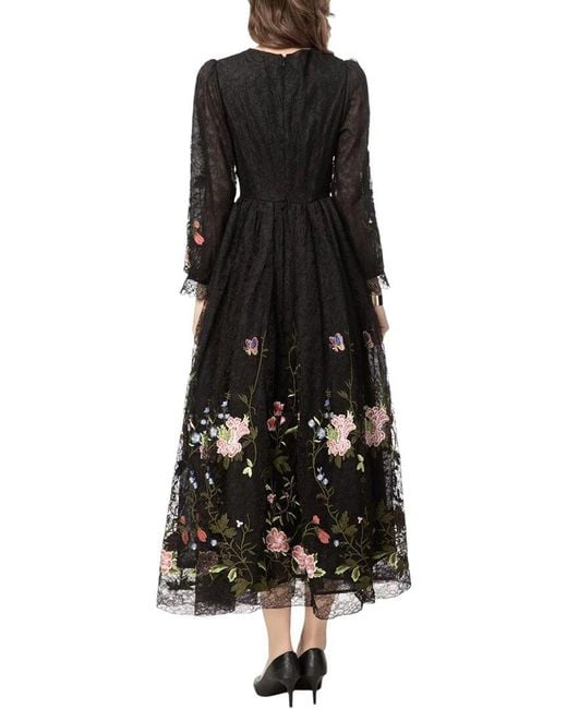 Lanelle Black Maxi Dress