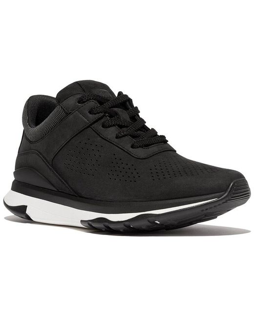 Fitflop Black Vitamin Nubuck Sneaker