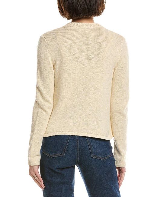 J.McLaughlin White Daphne Sweater