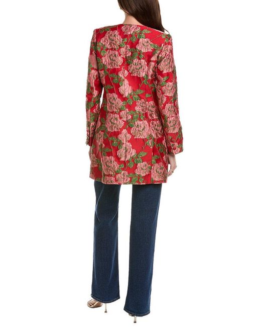 FLORA BEA NYC Red Teagan Coat