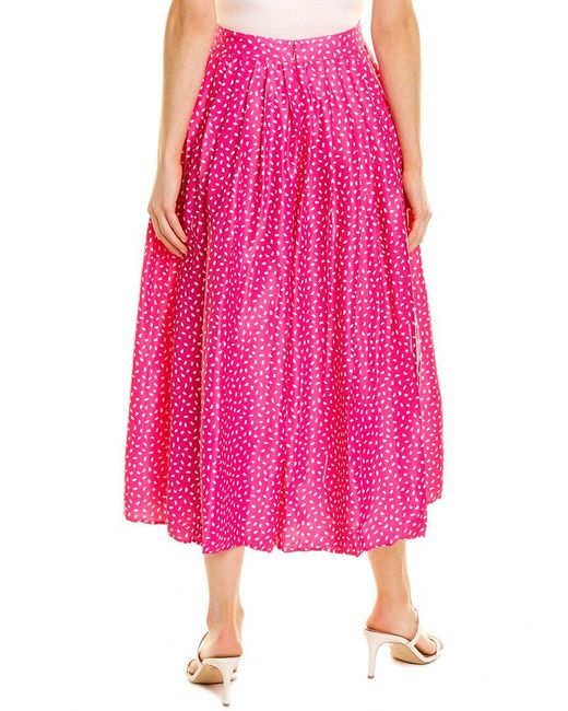 Off-White c/o Virgil Abloh Pink Pleated Oversized Pant