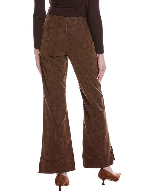 Free People Brown Glow Up Pant