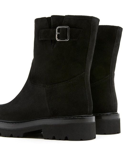 La Canadienne Black Avril Suede Boot