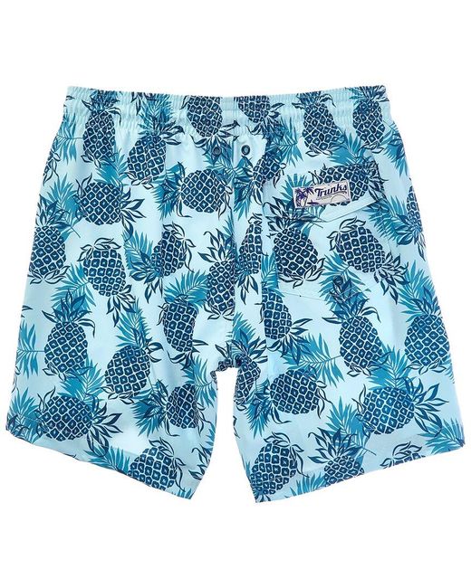 Trunks Surf & Swim Blue Sano Swim Trunk for men