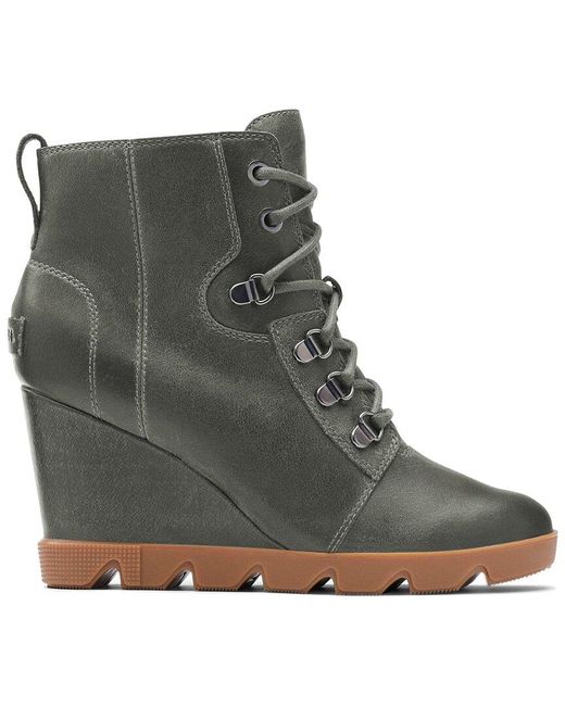 Sorel Joan Uptown Lace Leather Boot Lyst