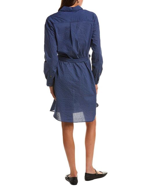 Stellah Blue Shirt Dress