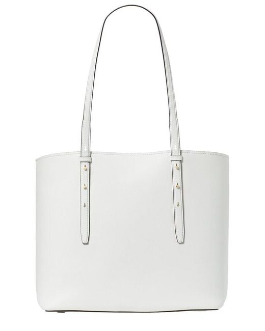 Kate Spade White Do It All Large Leather Tote