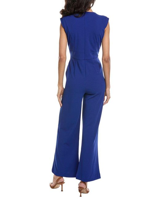 Tahari Blue Jumpsuit