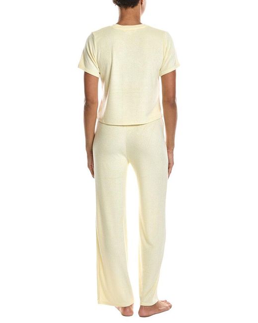 Honeydew Intimates Metallic 2Pc Take A Break T-Shirt Pant Set