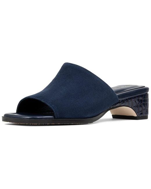 Donald J Pliner Blue Clodie Leather Sandal