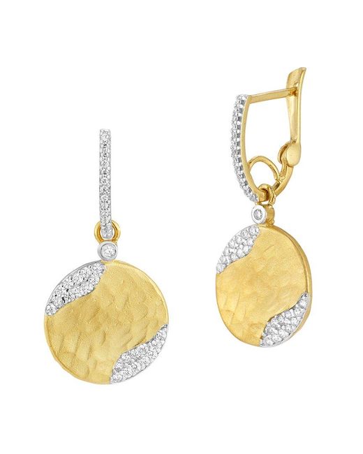 Reiss Metallic 14k 0.60 Ct. Tw. Diamond Dangle Earrings