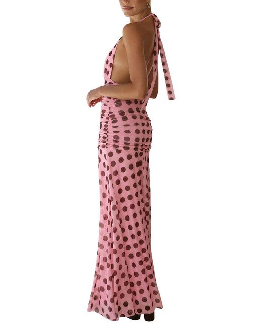 LEON GORI Red Maxi Dress