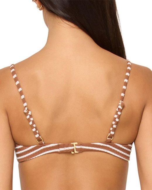 LSPACE Brown Tulip Top