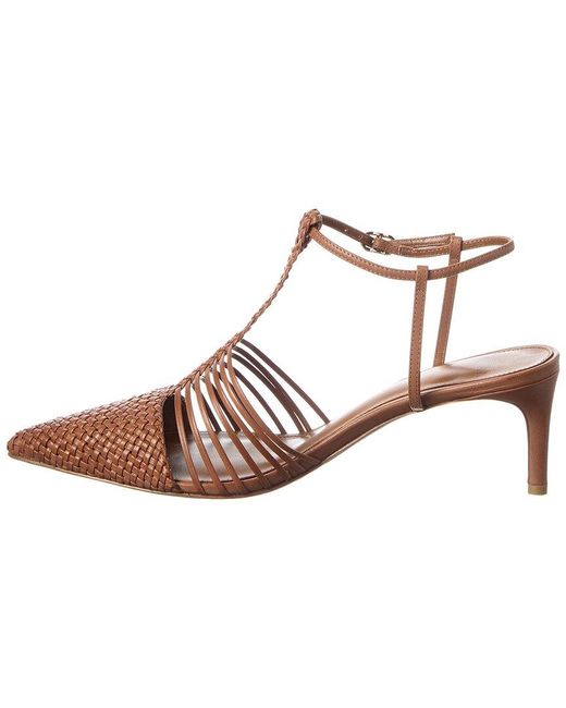 Alexandre Birman Brown Nessa 60 Woven Leather Sandal