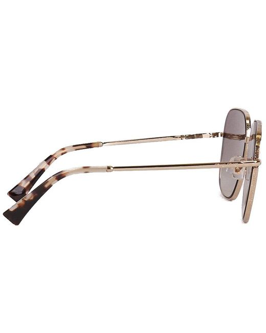 Miu Miu Brown Mu50ys 61mm Sunglasses