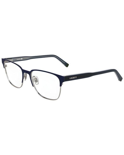 Lacoste White 53Mm Optical Frames for men