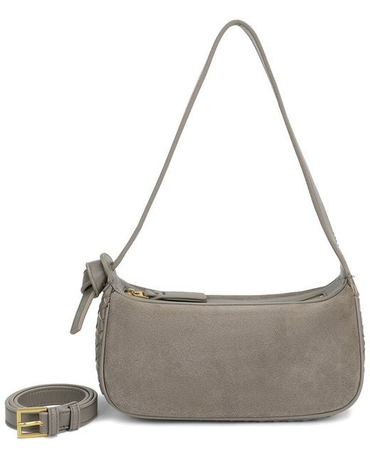 Tiffany & Fred Paris Metallic Leather Crossbody
