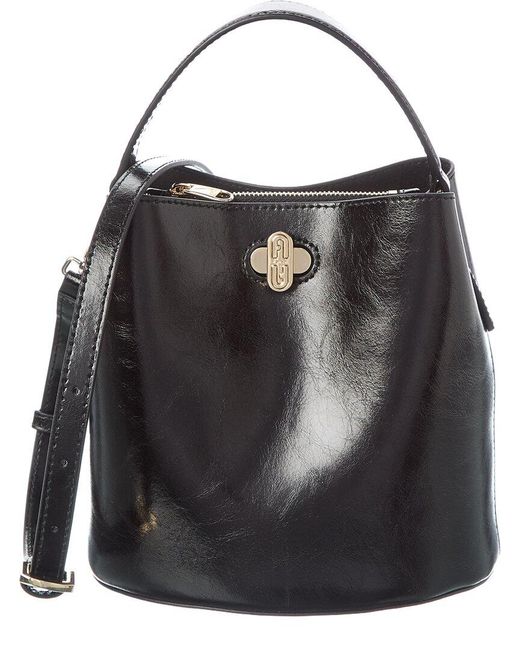 Furla Black Danae Leather Crossbody