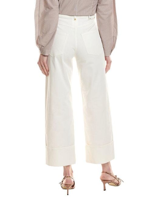 Max Mara White Cervia Long Trouser