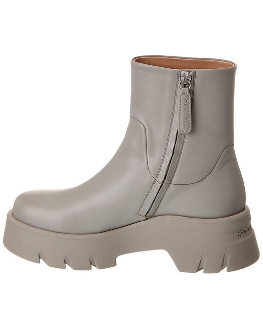 Gianvito Rossi Brown Montey Leather Boot