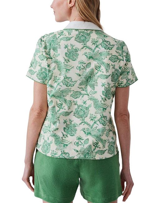 J.McLaughlin Green Myrtle Blouse