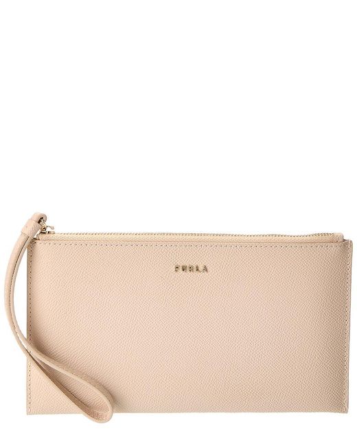 Furla Natural Classic Xl Leather Envelope
