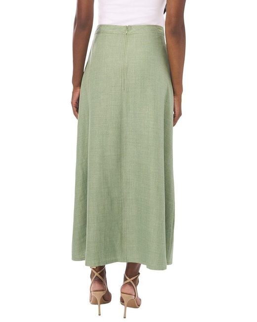 Vince Camuto Green Aline Maxi Skirt