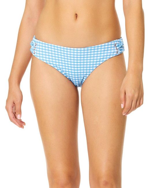 Raisins Blue Lace Up Swim Bottom