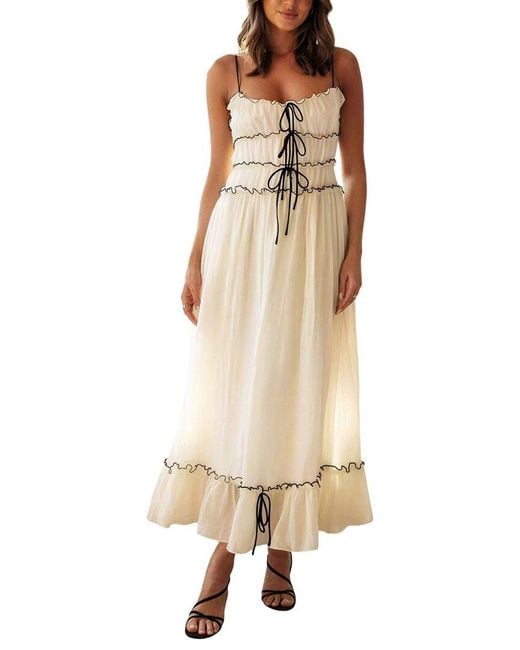 ENJOY PETRA Natural Midi Dress